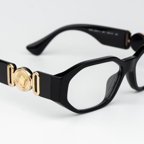 Versace Women Black Geometric Eyeglasses VE3320U GB1 BRAND NEW main image 7